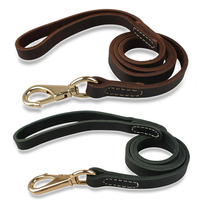 FUREVER PET™ Luxury Leather Dog Leash