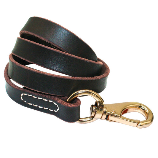 FUREVER PET™ Luxury Leather Dog Leash